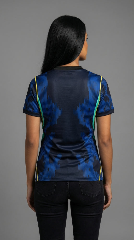 Brasil Azul Fem - Baby Look - World Cup 26 (Tailandesa 1:1)