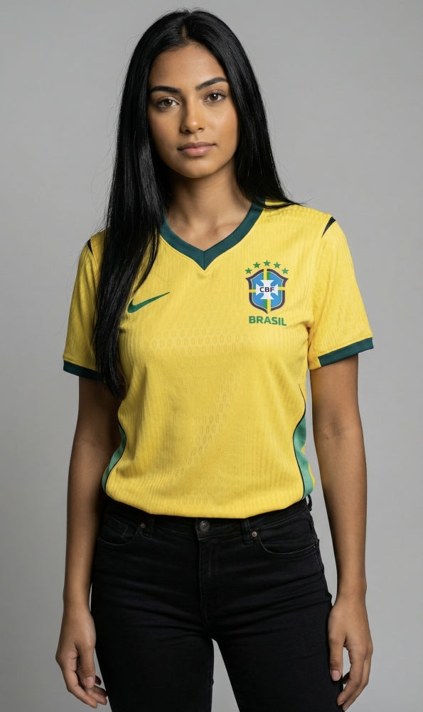 Baby Look Amarela Feminina - Premium (Nacional)