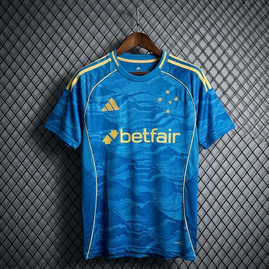 Camisa Azul/Dourado 25/26 - Nacional Premium