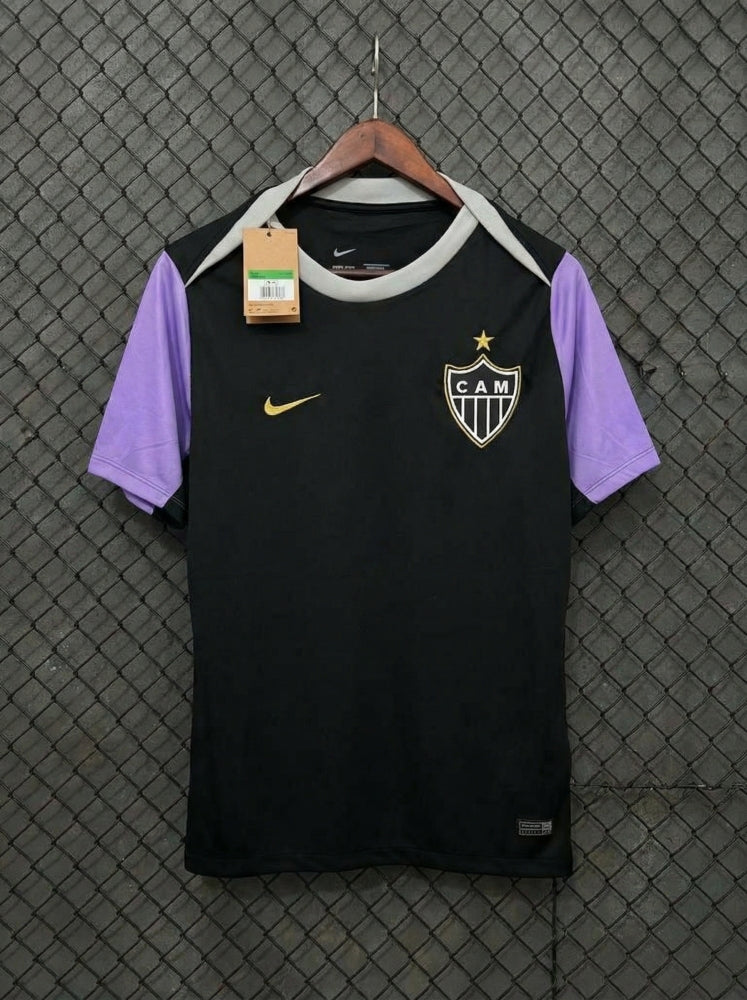 Camisa Treino Preta/Roxa 26/27 - Nacional Premium