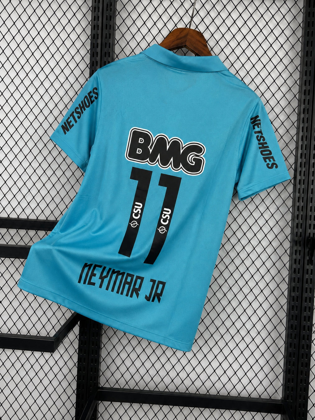 Camisa Retrô Santos Azul 2012 Neymar Jr N 11 Masculina