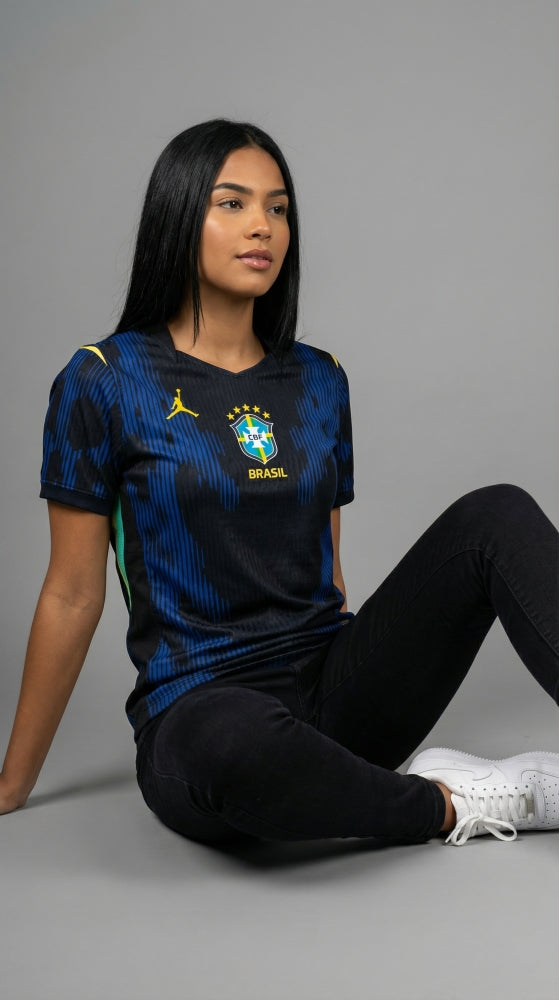 Brasil Azul Fem - Baby Look - World Cup 26 (Tailandesa 1:1)