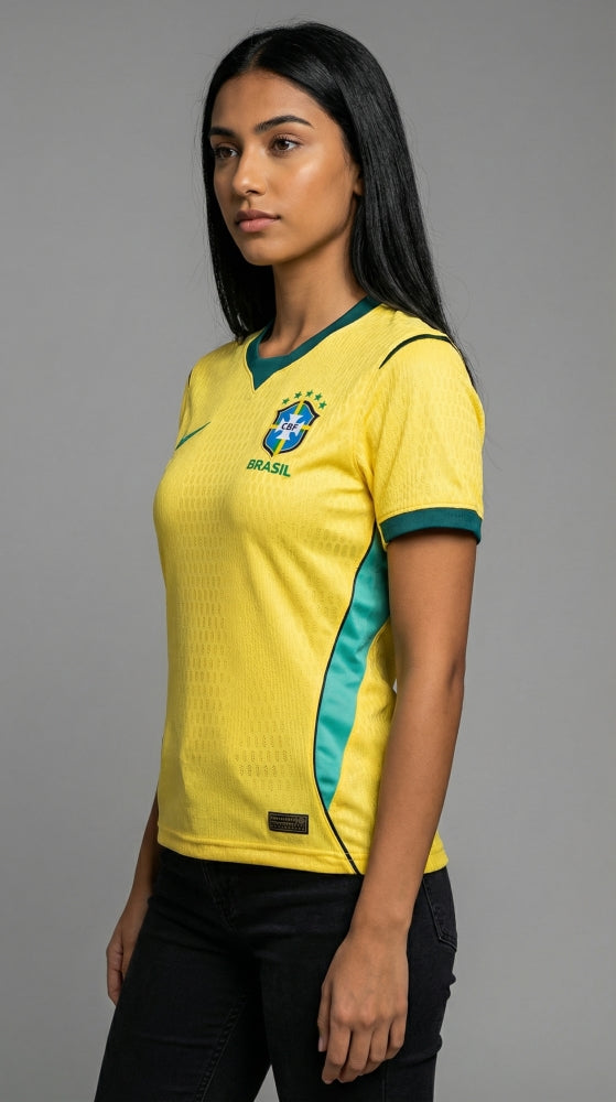 Baby Look Amarela Feminina - Premium (Nacional)