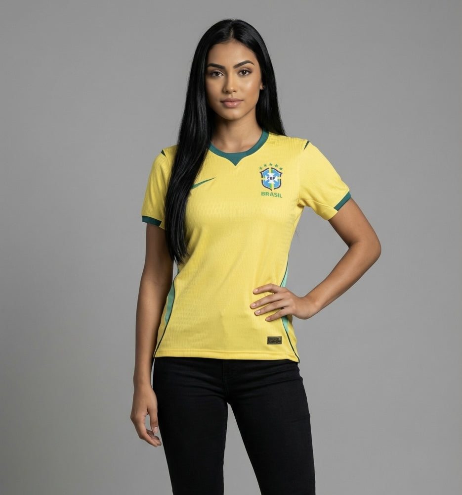 Baby Look Amarela Feminina - Premium (Nacional)