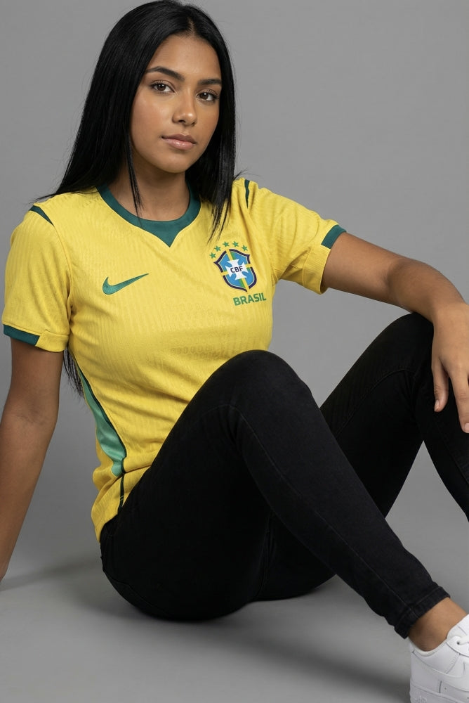 Baby Look Amarela Feminina - Premium (Nacional)