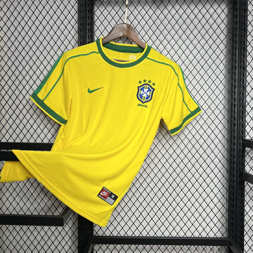 Camisa Amarela RETRO 98 - Tailandesa 1:1