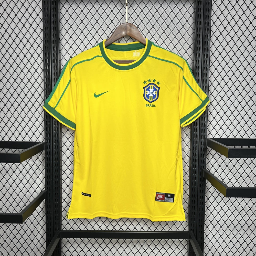 Camisa Amarela RETRO 98 - Tailandesa 1:1