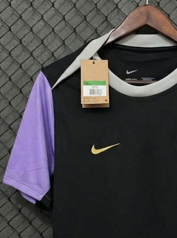 Camisa Treino Preta/Roxa 26/27 - Nacional Premium