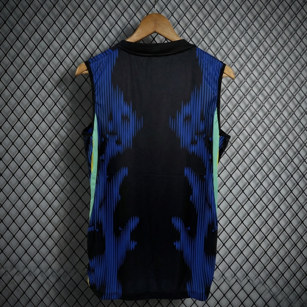 Camisa Regata Preta Azul 26/27 Torcedor - Nacional Premium