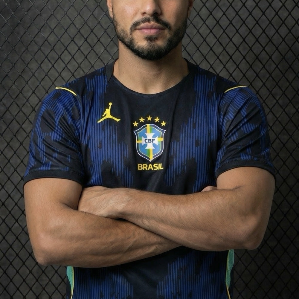 Camisa Azul/Preto 26/17 - Nacional Premium