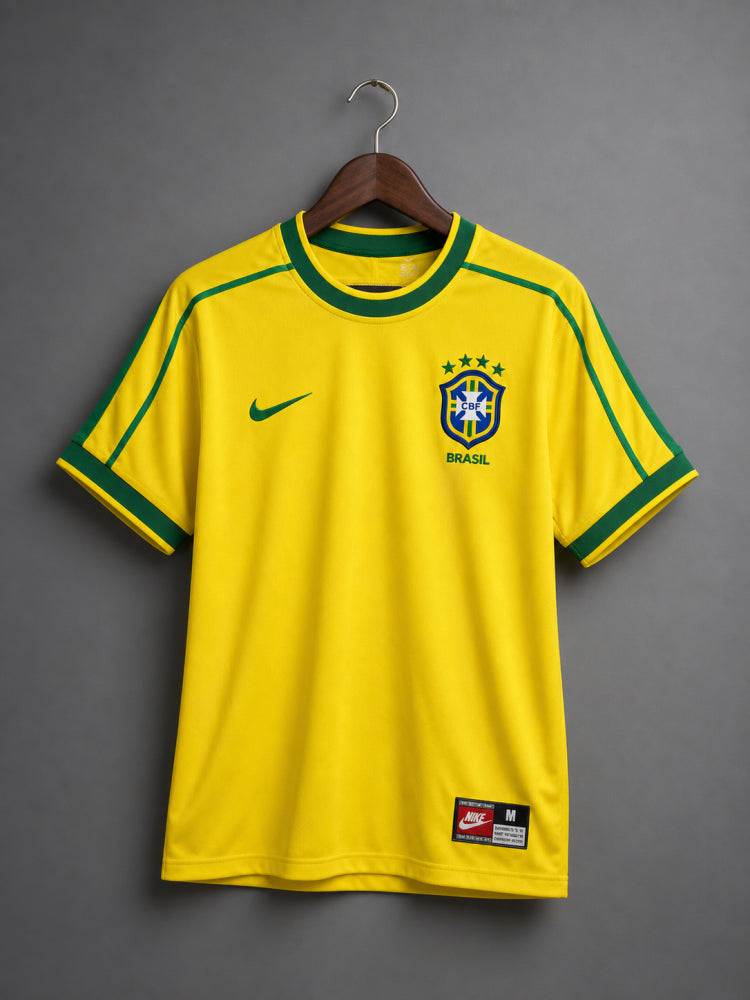 Camisa Amarela RETRO 98 - Tailandesa 1:1