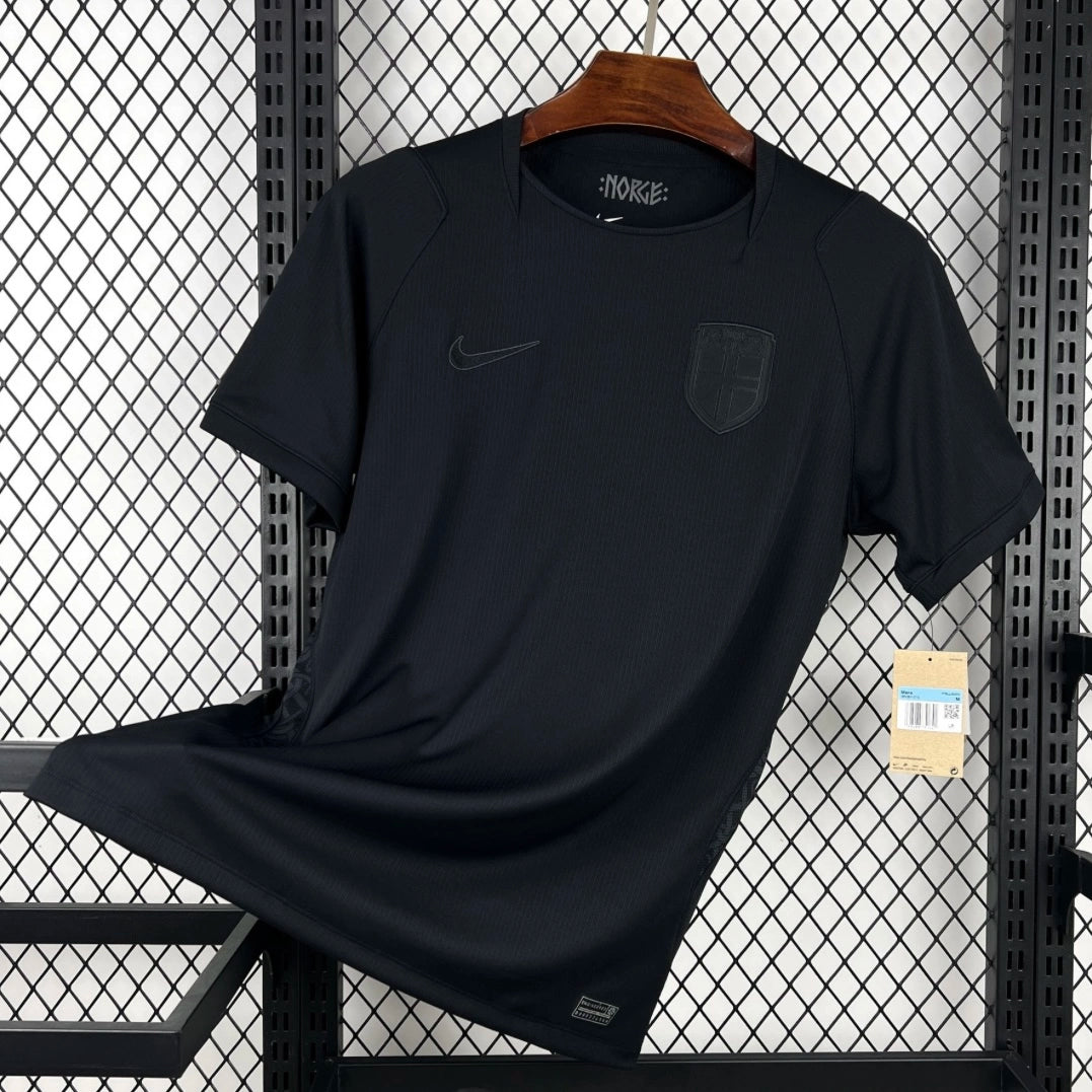 Camisa Noruega II 26/27 Nike Masculina Preta - Torcedor Haaland