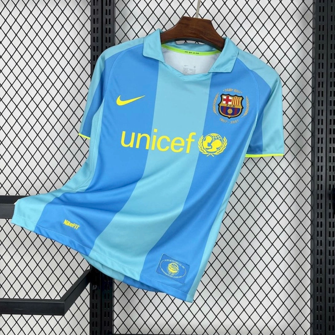 Camiseta Retrô Barcelona Ronaldinho 2007- 2008